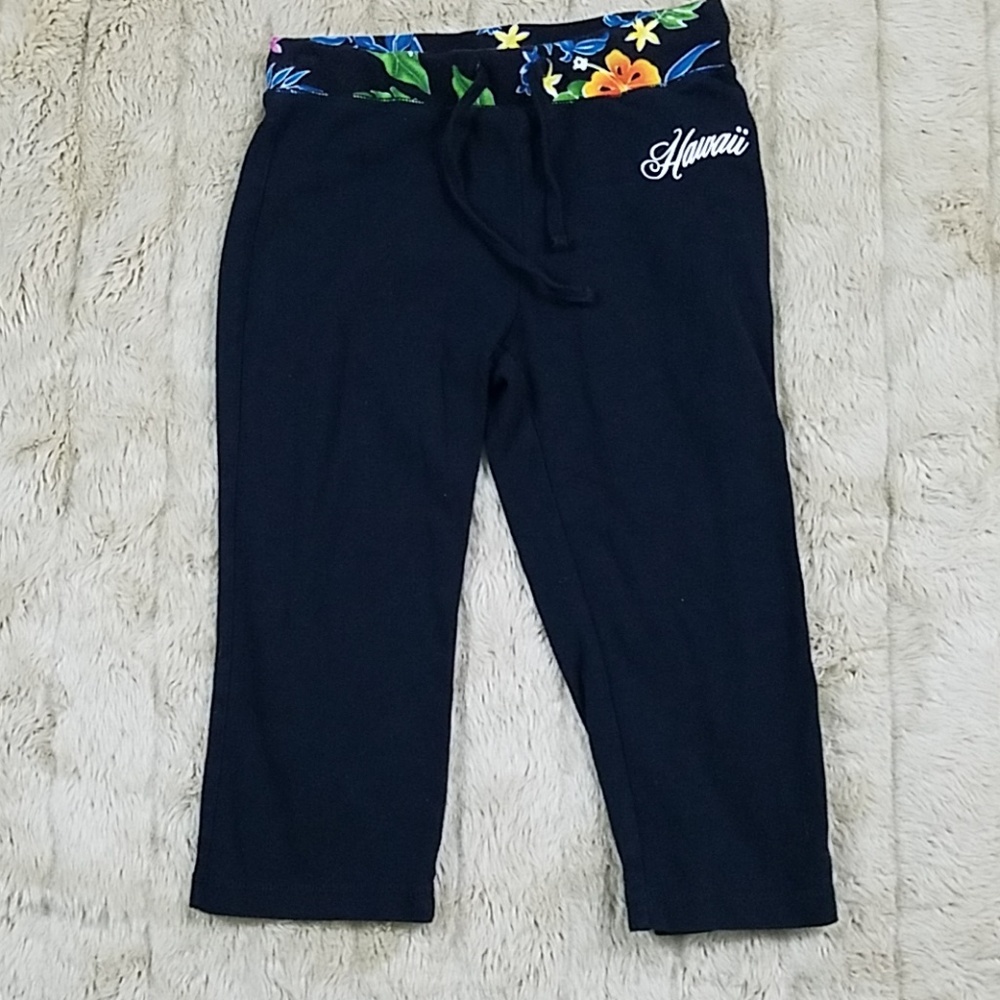 Hawaii cropped jogger lounge pants